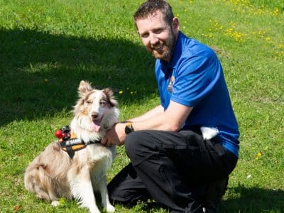 Neil and Willow dog training